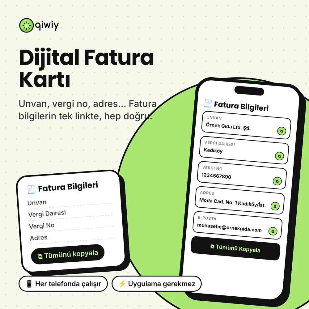 Dijital Fatura Kartı