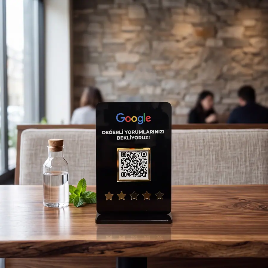 Ekonomik QR Stand örneği