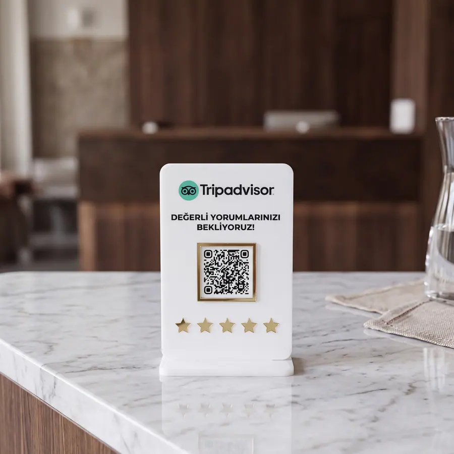 Ekonomik QR Stand örneği