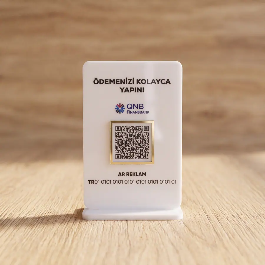 Ekonomik QR Stand örneği