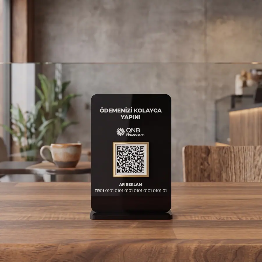 Ekonomik QR Stand örneği