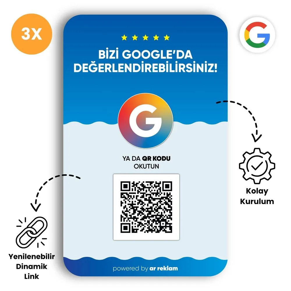 Küçük Boy NFC & QR Kart örneği