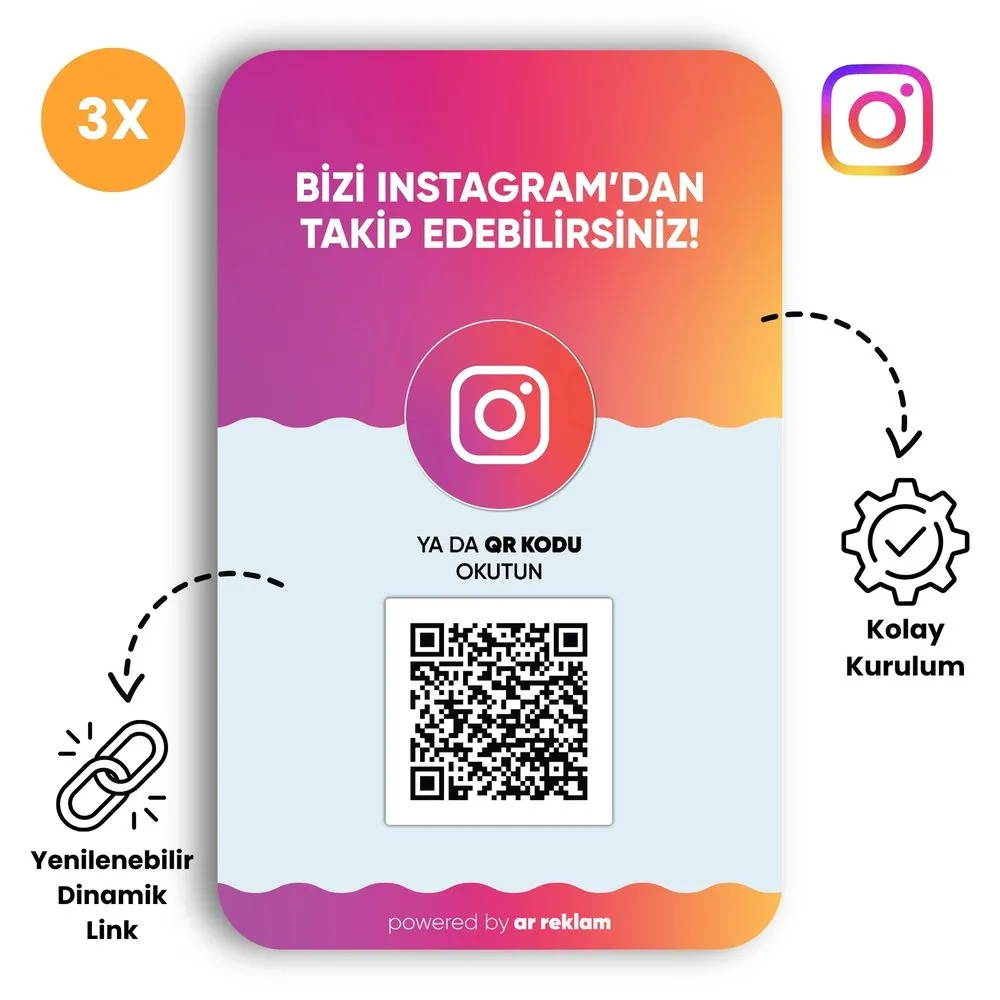 Küçük Boy NFC & QR Kart örneği