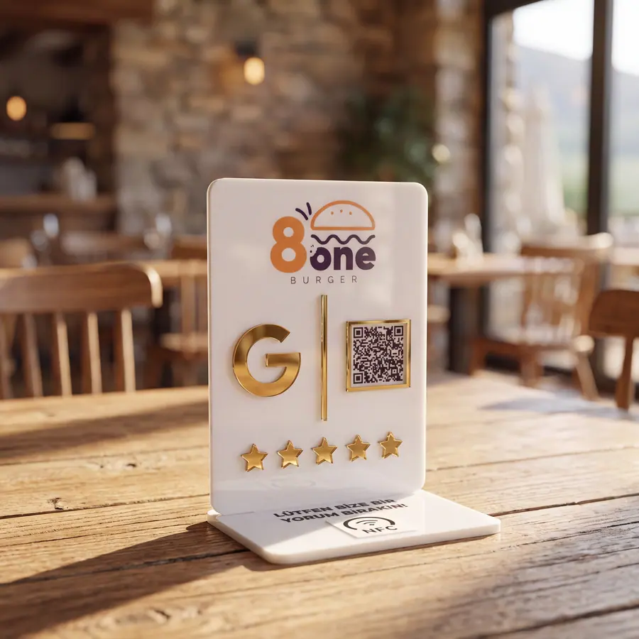 1 QR + 1 NFC örneği