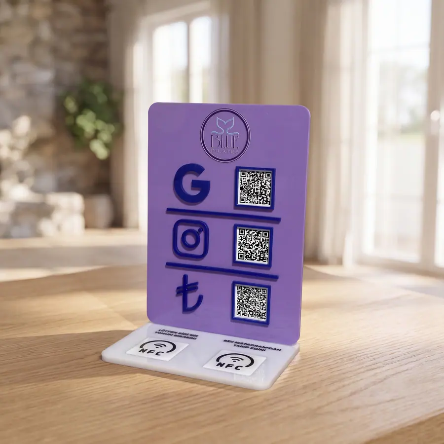 3 QR + 2 NFC örneği
