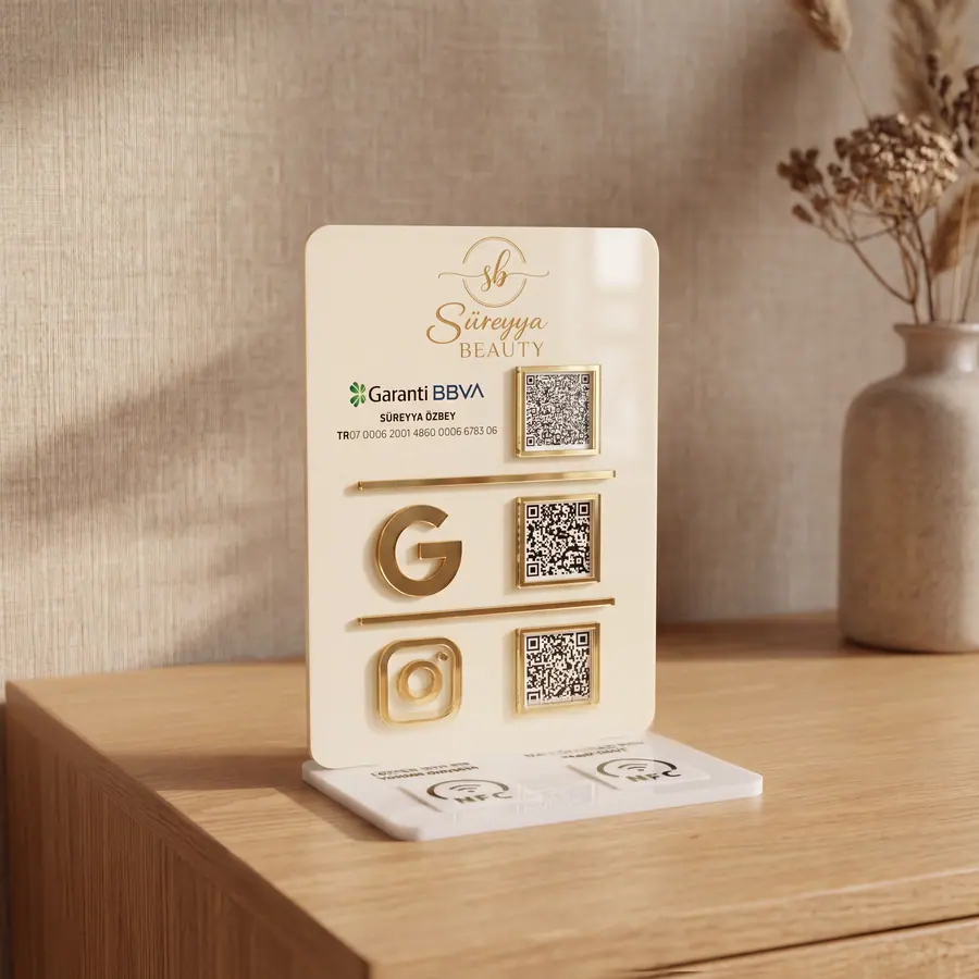 3 QR + 2 NFC örneği