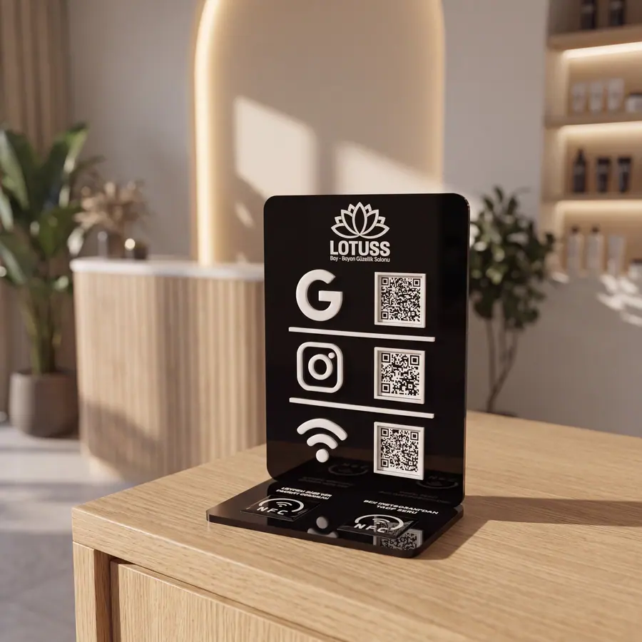 3 QR + 2 NFC örneği
