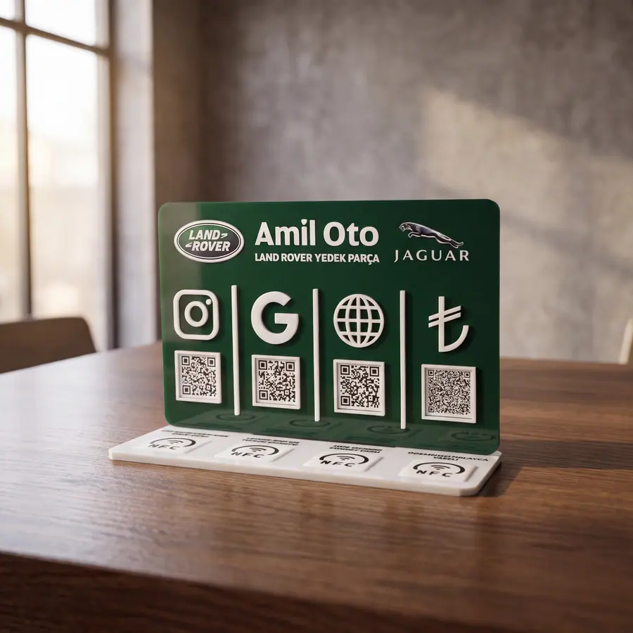 4 QR + 4 NFC örneği